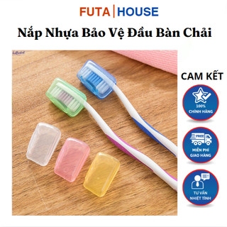 Nắp nhựa bảo vệ đầu bàn chải đánh răng nắp bọc bàn chải chống bụi du lịch tiện lợi