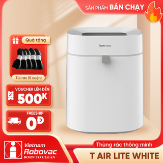Thùng rác thông minh TOWNEW T AIR LITE - Tự động hàn túi, thay túi rác -BẢN QUỐC TẾ- Hàng chính hãng