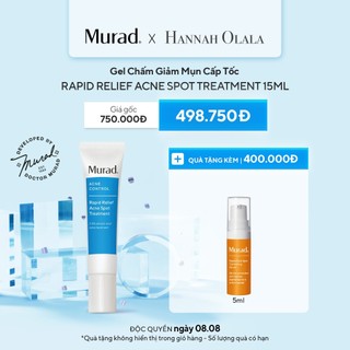 Hannah Olala x Murad x Gel chấm giảm mụn MURAD Rapid Relief Acne Spot Treatment 15ml