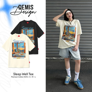 Áo thun SLEEP WELL DEMIS DESIGN oversize - 100% Premium Cotton - Local Brand
