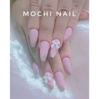 Charm nơ mix màu trang trí móng nail