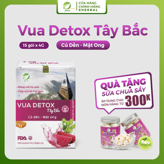 CỦ DỀN - MẬT ONG sấy thăng hoa Eherbal (Hộp 15 gói x 4gr/gói)