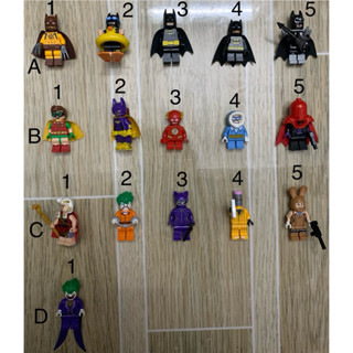  lego minifigures nhân vật siêu anh hùng batman và phản diện hàng chính hãng 