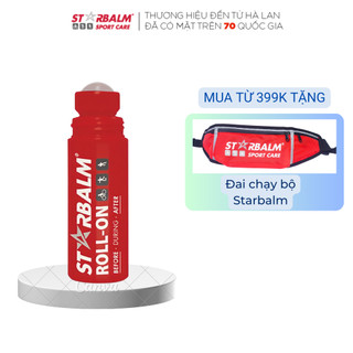 Chai lăn làm nóng cơ starbalm 75ml ấm nóng cơ bắp, thư giãn cơ, dùng trước & sau khi vận động, đầu lăn dễ dùng