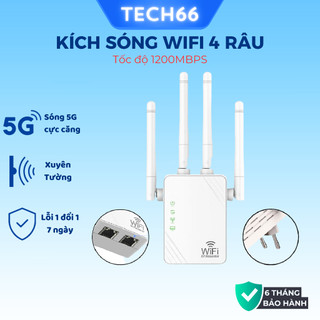 Bộ kích sóng wifi 4 râu tốc độ 300mbps 2 cổng RJ45 cắm trực tiếp dùng cho điện thoại laptop máy tính PC -  Gutek KS2
