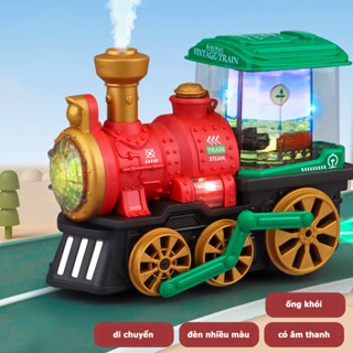 Đồ chơi tàu hỏa-xe lửa phun khói cao cấp giá rẻ cho bé, ô tô đồ chơi cho trẻ em BOBIKIDS OT31