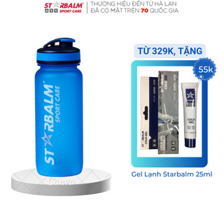 Bình nước tritan starbalm 650ml, bình nước cao cấp, bình nước cá nhân, bình nước chạy bộ, bình nước tập gym