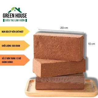 Đất trồng cây - Viên nén xơ dừa ép bánh, giá thể trộn đất hữu cơ ươm hạt giống, trồng rau mầm, thủy canh | Green House