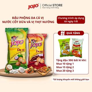 Đậu phộng da cá jojo vị thịt nước và nước cốt dừa 35g