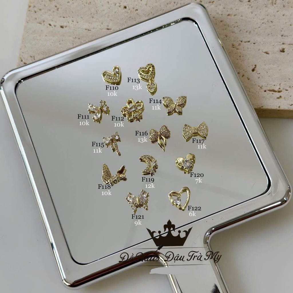 Lẻ 1c charm đá trang trí mã 10