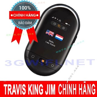 Máy Phiên Dịch Travis King Jim, Dịch 155 Ngôn ngữ, hỗ trợ Esim - Bản mới nhất 2024