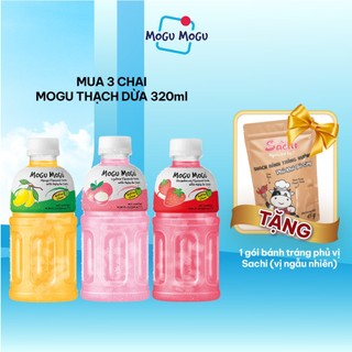 [MUA 3 CHAI 320ML TẶNG 1 GÓI SACHI PHỦ VỊ] Nước Mogu Mogu 320ML Thạch Dừa Thái Lan Hương Trái Cây