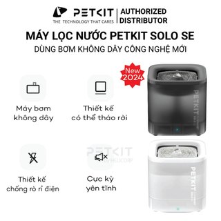 Máy lọc nước, máy uống nước cho chó mèo bơm không dây petkit eversweet solo se new 2024
