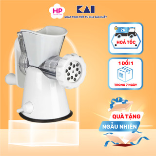 Máy Xay Bằng Tay Kai DK0580 Xay Thịt Và Các Loại Gia Vị (Combo Máy Xay Và Set Mini)