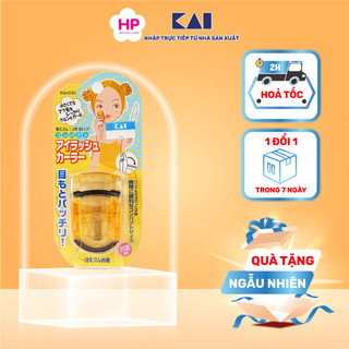 Uốn cong mi thân nhựa kai beauty care kq-0153 màu vàng