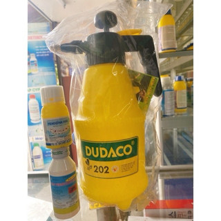 thuốc diệt muỗi và chất bám dính (combo 1lo PERMETHRIN 50 EC, 1 lọ Fendona 10SC, bình xịt 2 lít)