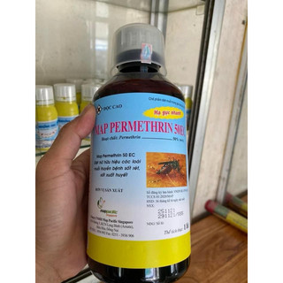 thuốc diệt muỗi Permethrin 50 EC chai 1 lít