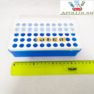 Giá (Hộp) nhựa đựng ống ly tâm eppendorf 1.5ml có nắp 50 lỗ