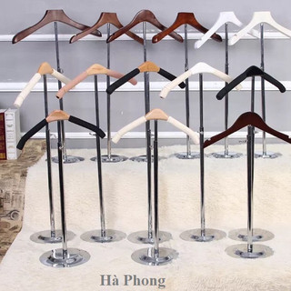 Móc áo trưng bày, móc áo để bàn đế inoc
