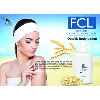 Fixderma FCL Oat Silk Body Lotion & sữa dưỡng ẩm toàn thân dùng được cho cả da nhạy cảm