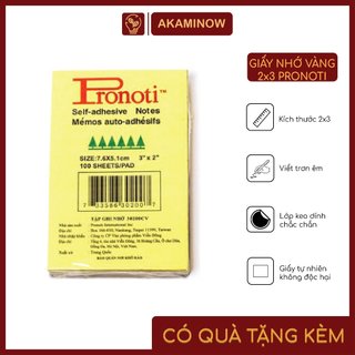 Giấy Nhớ Vàng 2x3 Pronoti
