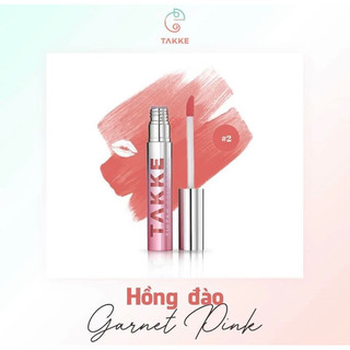 Son kem lì dưỡng môi takke hồng đào garnet pink