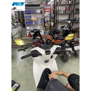 Gương Xe Máy Thời Trang - Kính Chiếu Hậu Xe Máy Kiểu Rizoma Elisse Tặng Kèm Chế Xoay Kính 360 Độ Cho Xe Honda Ya Su