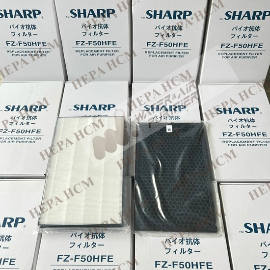 Combo (Hepa + Than) cho máy lọc kk Sh  FP-J40E-W, FP-F40, FP-G50E-W ...