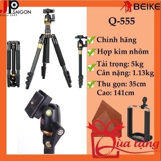 CHÂN MÁY ẢNH TRIPOD/ MONOPOD BEIKE Q-555 +QUÀ TẶNG