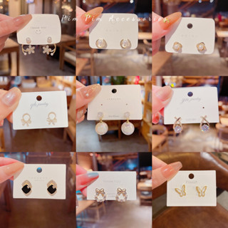 Bông tai nữ mạ bạc S925 nhỏ gọn cá tính khuyên tai đẹp nhiều kiểu dáng phụ kiện trang sức cá tính