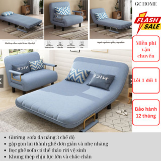 Ghế Sofa Giường Gấp gọn đa năng cao cấp, giường sofa thông minh ngủ trưa văn phòng, Sofa thư giãn Phòng Khách