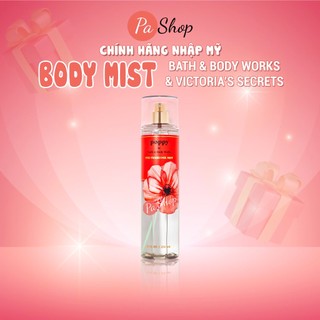 Xịt thơm body mist Bath And Body Works Poppy 236ML