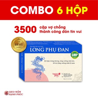 COMBO 6 HỘP LONG PHỤ ĐAN TIẾT KIỆM 237K