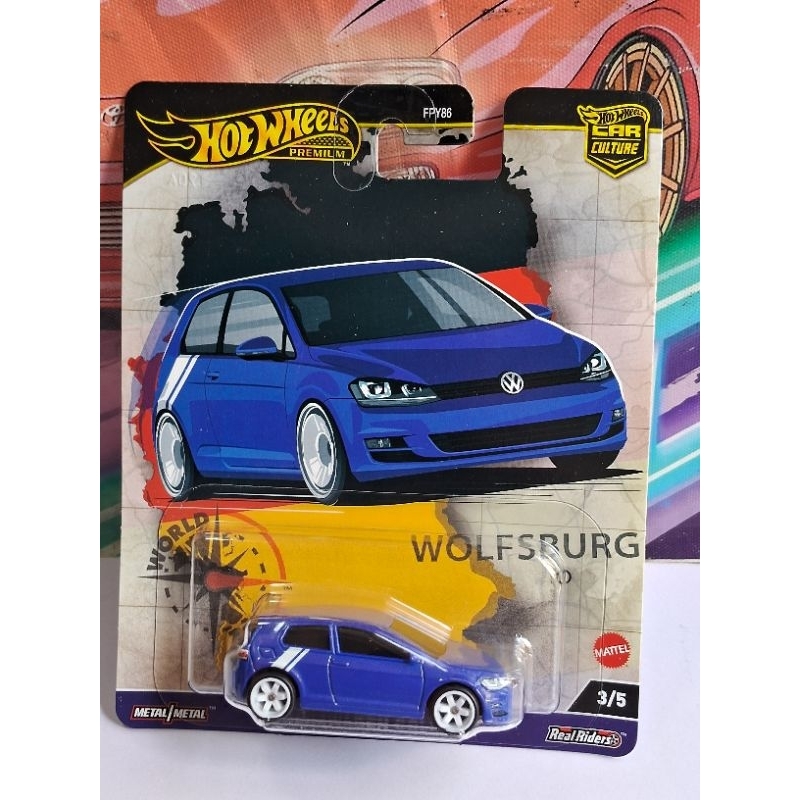 HOT WHEELS PREMIUM VOLKSWAGEN GOLF MK7 WOLFSBURG