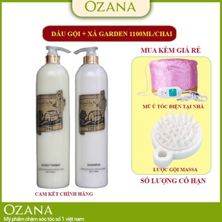 PHÂNDầu Gội Garden 1100ml lưu hương nước hoa, mượt tóc,Combo Dầu Gội, Dầu Xả ngăn rụng tóc