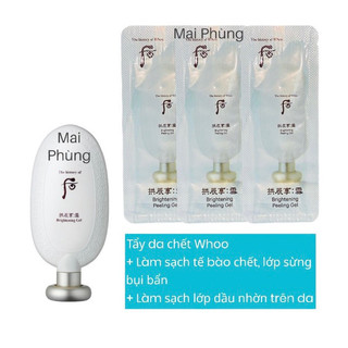 Combo 10 gói Sample tẩy da chết whoo