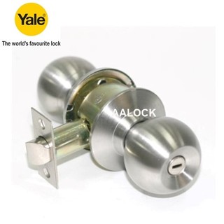 Khoá tay nắm tròn Yale VCA5322 US32D cho cửa WC- khóa nắm tròn cao cấp của Mỹ- NPP AALock