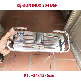 KỆ INOX 1 TẦNG TREO TƯỜNG NHÀ TẮM, KỆ INOX 304 ĐẸP GIÁ RẺ