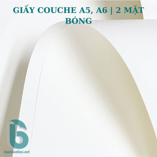 Combo 50 & 100 tờ giấy couche 2 mặt bóng | giấy không phù hợp cho in mực nước - baobionline