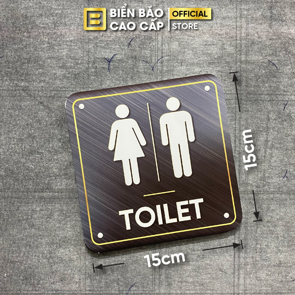 Biển Toilet, WC, Bảng Chỉ Dẫn Nhà Vệ Sinh, Biển WC, Toilet, Men, Women, Nam, Nữ, Dán Tường - Mẫu 4
