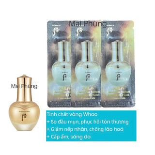 5 gói tinh chất vàng Whoo Cheogidan Radiant Regenerating Gold Concentrade