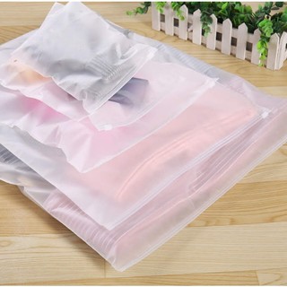 [ KHO SỈ ] TÚI ZIP LỤA MỜ SIZE LỚN 45*55  LOẠI HÀNG DÀY CÓ KHOÁ KÉO LOẠI 1
