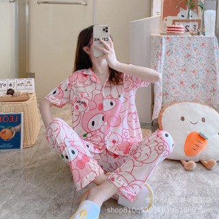Bộ Pijama cho nữ tay ngắn quần dài chất kate đồ bộ mặc nhà pyjama quần dài nữ(Msp02)