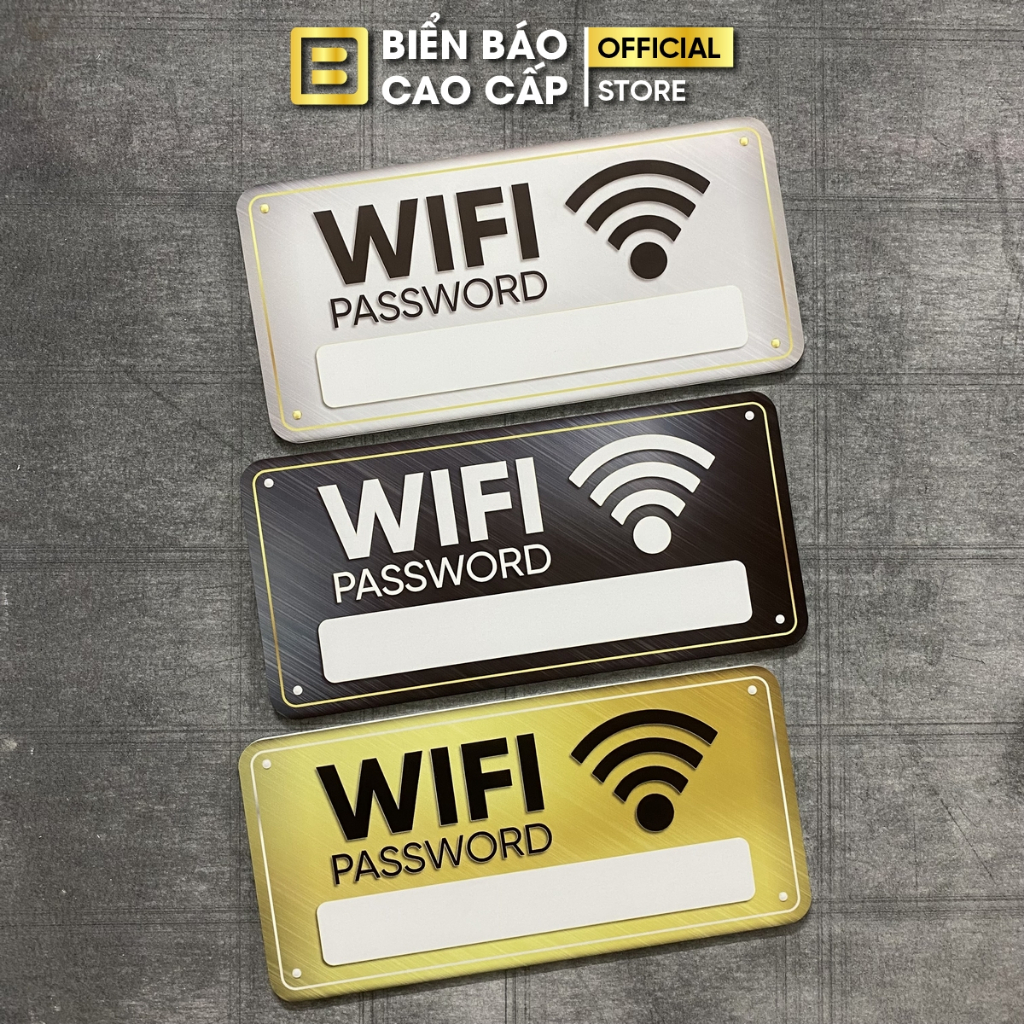 Biển Wifi, Bảng Pass Wifi, Biển Mật Khẩu Wifi, Bảng Free Wifi, Biển Ghi Pass Wifi, Thông Tin Wifi