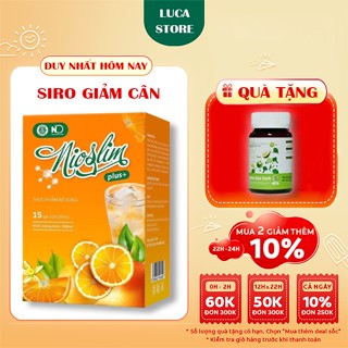 [Tặng Detox Rau Củ] Siro Giảm Cân NioSlim Plus - Siro Nio Slim Plus Giúp Giảm 2-5 Kg Sau 15 Ngày