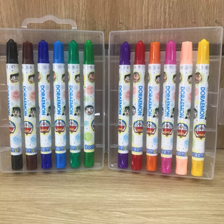 Bút sáp vặn doraemon thiên long colokit - 12/18/24 màu -tcr-c007/do- tcr-c008/do- tcr-c009/do an toàn cho trẻ em