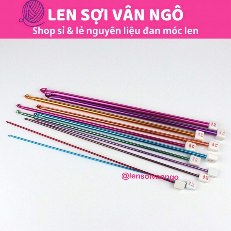 Bộ kim móc Tunisian 11 size (26002)