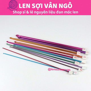 Bộ kim móc Tunisian 11 size
