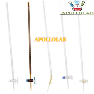 Burette (buret) chuẩn độ trắng 10ml 25ml 50ml