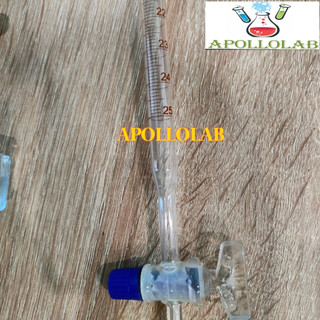 Burette (buret) chuẩn độ trắng 10ml 25ml 50ml
